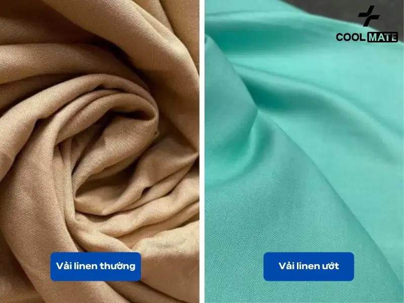 Vải linen ướt (Nguồn ảnh: Coolmate)