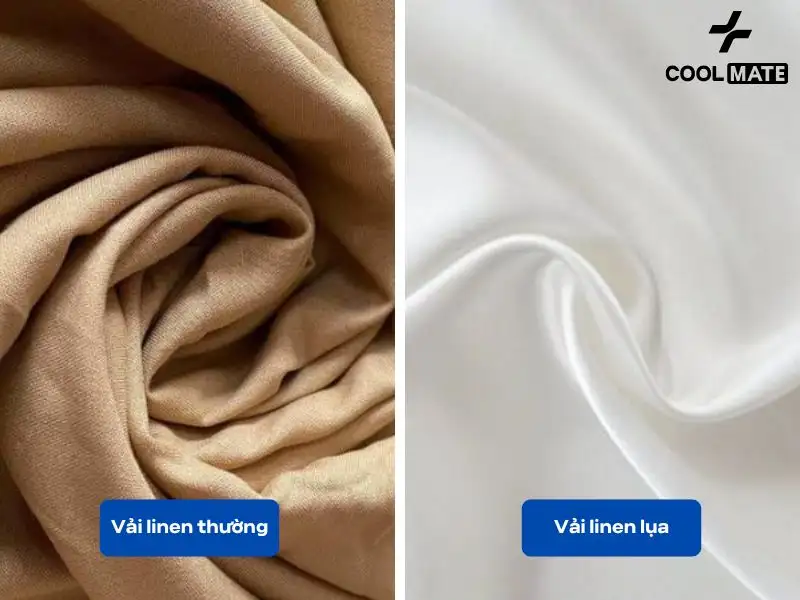 Vải linen lụa (Nguồn ảnh: Coolmate)