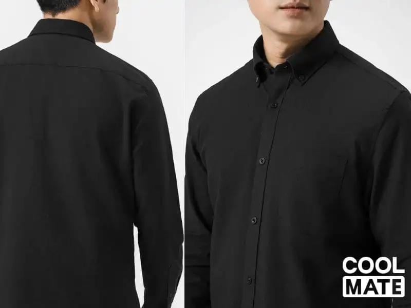 Sơ mi Essentials Cotton là mẫu áo được ưa chuộng tại Coolmate