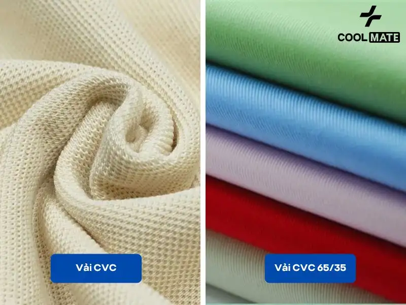 Vải CVC 65/35 có tỷ lệ 65% cotton và 35% polyester
