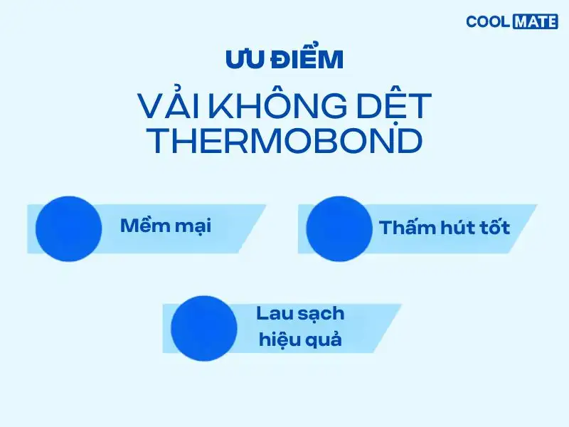 Ưu điểm của vải không dệt Thermobond