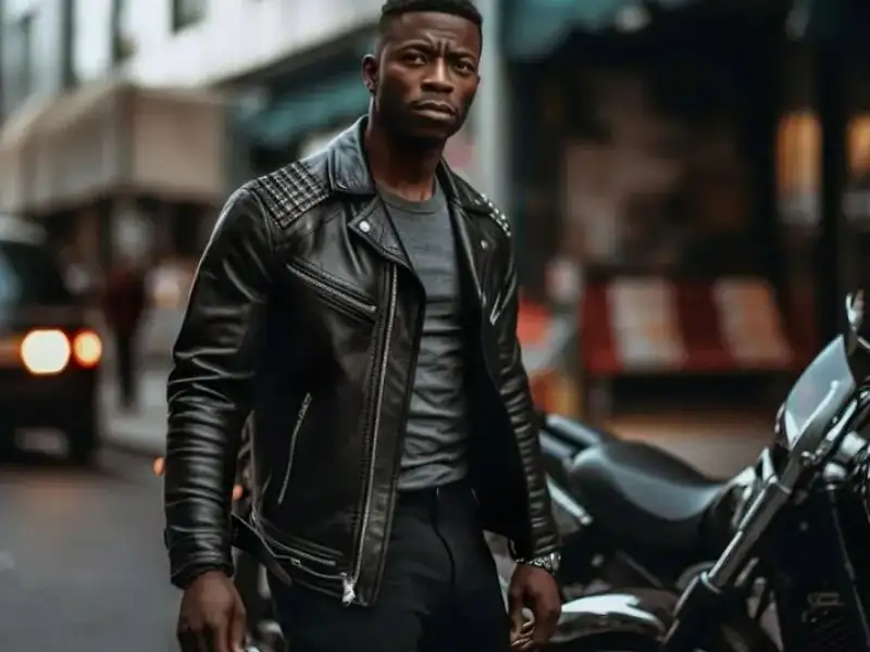 Áo biker jacket nam luôn giữ được phong độ tới bây giờ