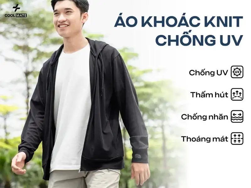 Áo khoác Knit đa năng chống UV