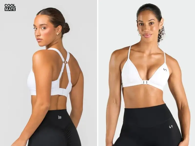 Mặt trước và sau của áo Back Clasp Bra