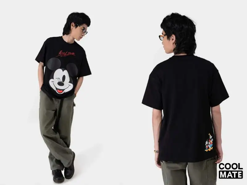 Áo thun Oversize 84RISING chuột Mickey