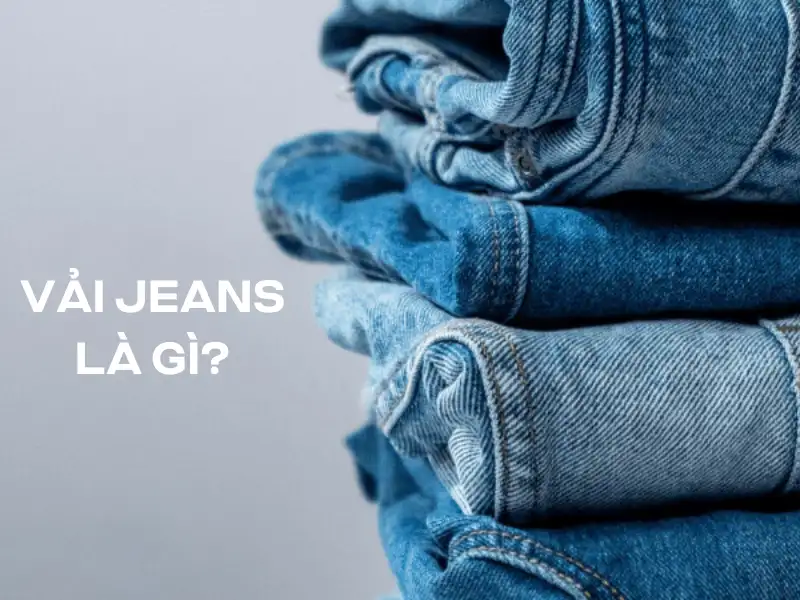 Vải jean thường được làm từ sợi cotton với kiểu dệt chéo đặc trưng