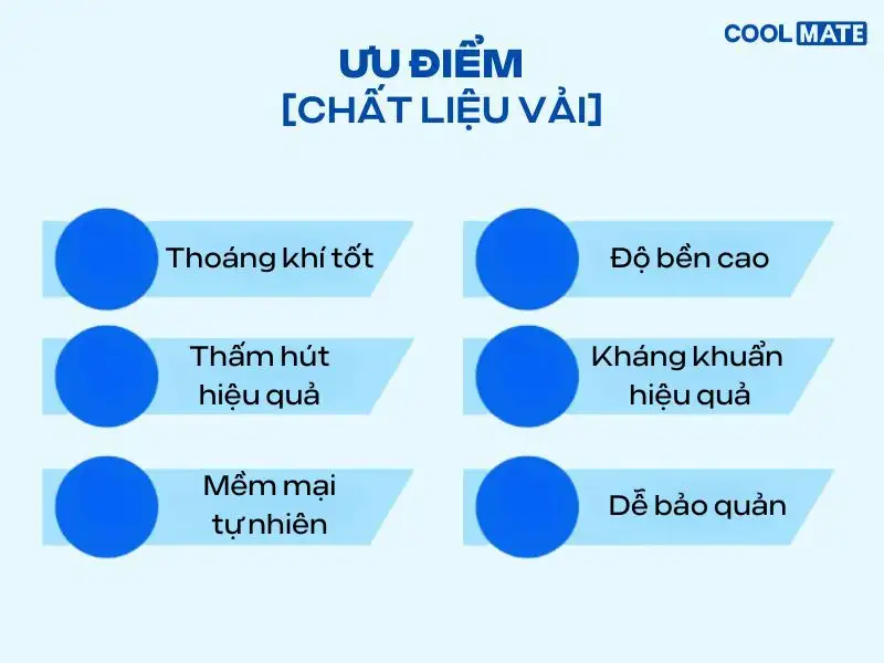 Cotton khô có khá nhiều ưu điểm khiến cho nhiều người cảm thấy hài lòng khi sử dụng