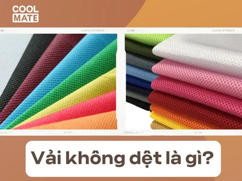 Sợi vải không dệt được làm từ các hạt nhựa Polypropylene, chúng được kéo thành sợi và được đan lại với nhau bằng phương pháp dệt kim hoặc dệt thoi