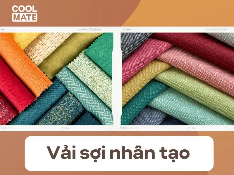 Vải sợi nhân tạo được làm từ những nguyên liệu như thân tre, gỗ, nứa…  