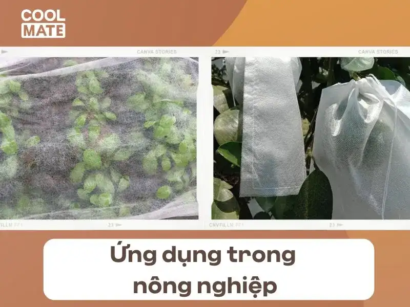 Dùng để bọc lót để ngăn côn trùng tấn công cây, nông sản, ngăn việc sâu bệnh cắn phá những cây trồng