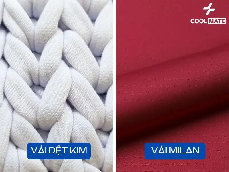 Milan là loại vải dệt kim đan dọc với độ bền cao và khả năng giữ form rất tốt