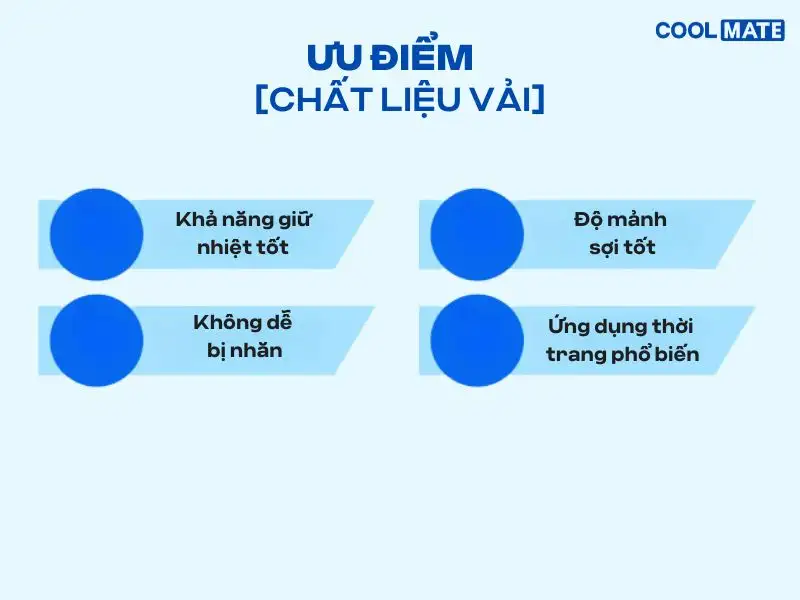 Vải len dệt kim được sử dụng rất nhiều trong đời sống hàng ngày nhờ những ưu điểm như sau 