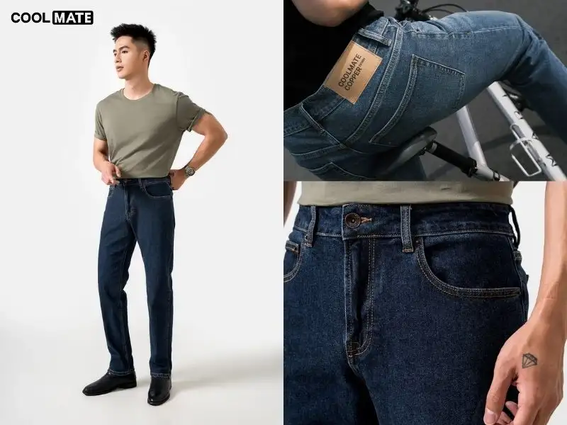 Quần Jeans Nam Copper Denim OG Slim