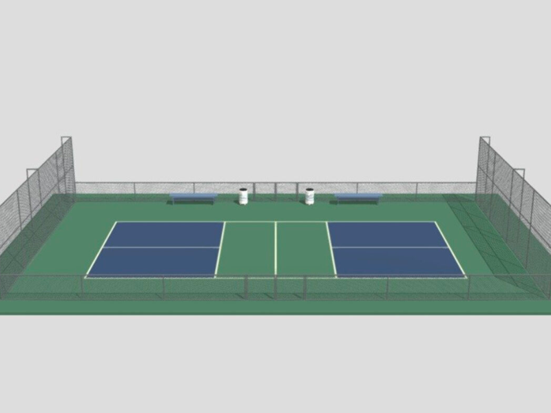 Tiêu chuẩn kích thước của sân Pickleball