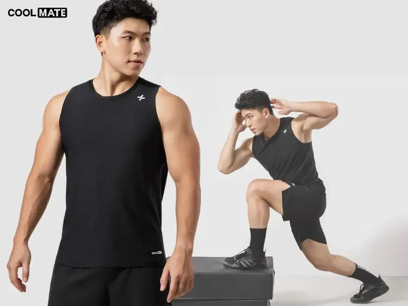 Áo Tanktop thể thao Slim-fit tập Gym