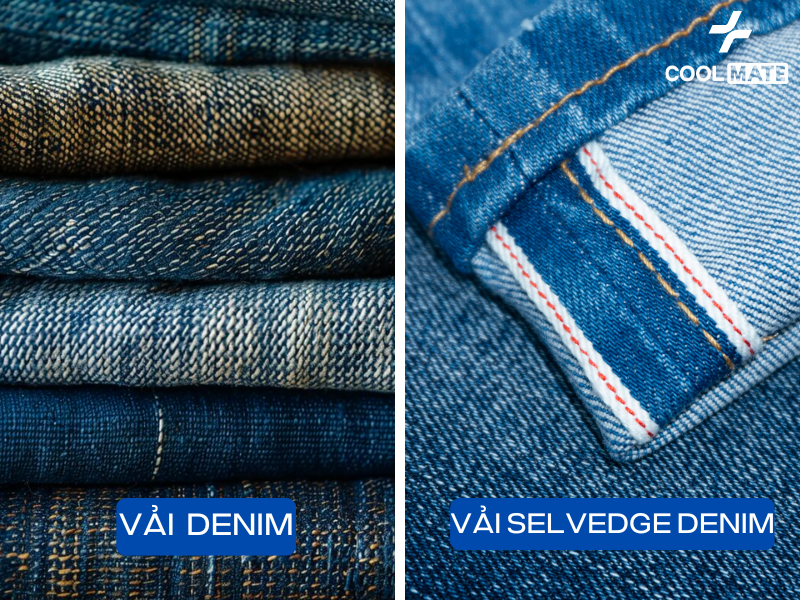 Vải Selvedge Denim là chất liệu được làm trên máy dệt con thoi