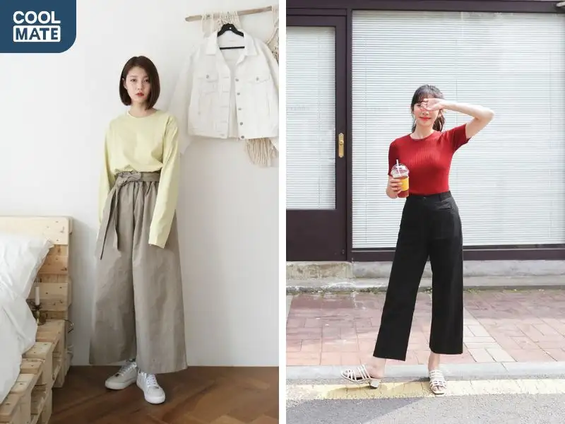 Quần culottes vừa thoải mái lại vừa thời trang cho các bạn nữ