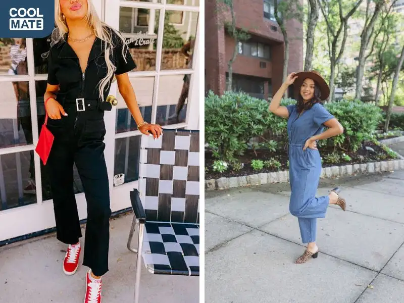 Jumpsuit denim tạo sự liền mạch và mạnh mẽ cho bạn nữ