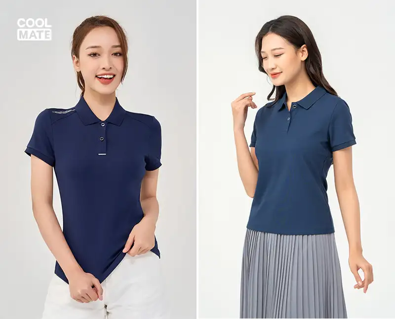 Áo polo chất liệu poly