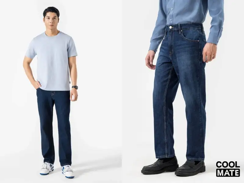 Quần Jeans Coolmate dễ dàng kết hợp nhiều phong cách