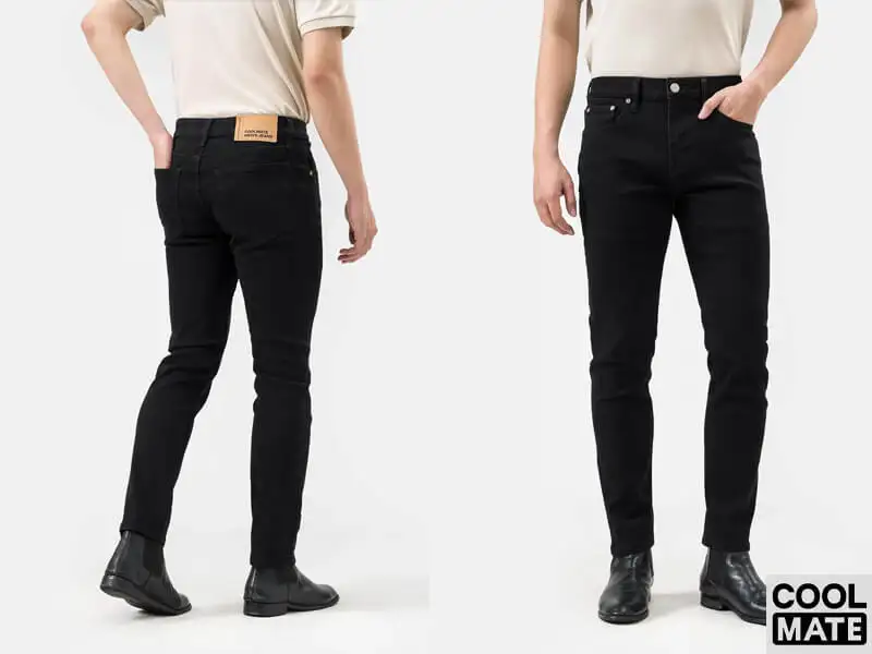 Quần Jeans Nam Basics dáng Slim fit