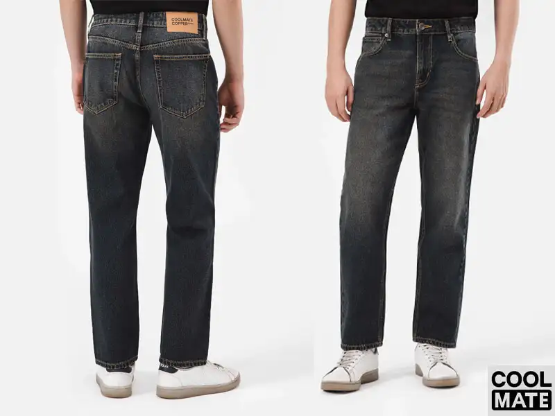 Quần jeans nam Copper Denim Straight