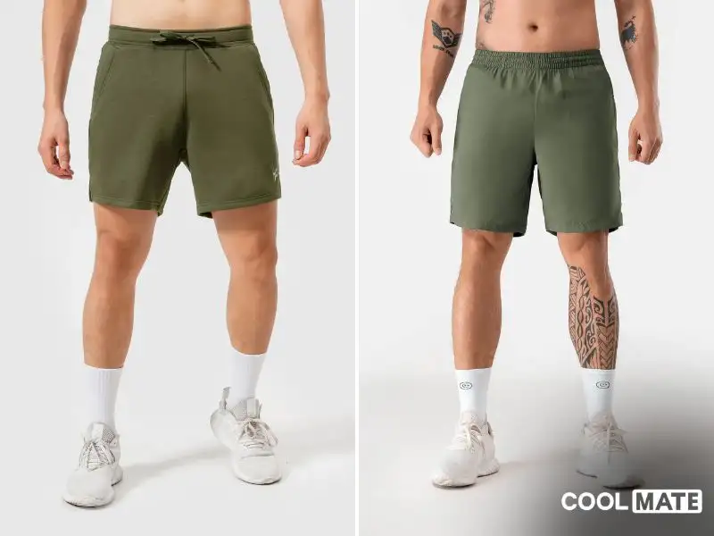 Quần Shorts Gym Cotton 6 inch II và quần Shorts nam 7" Ultra Shorts đến từ Coolmate