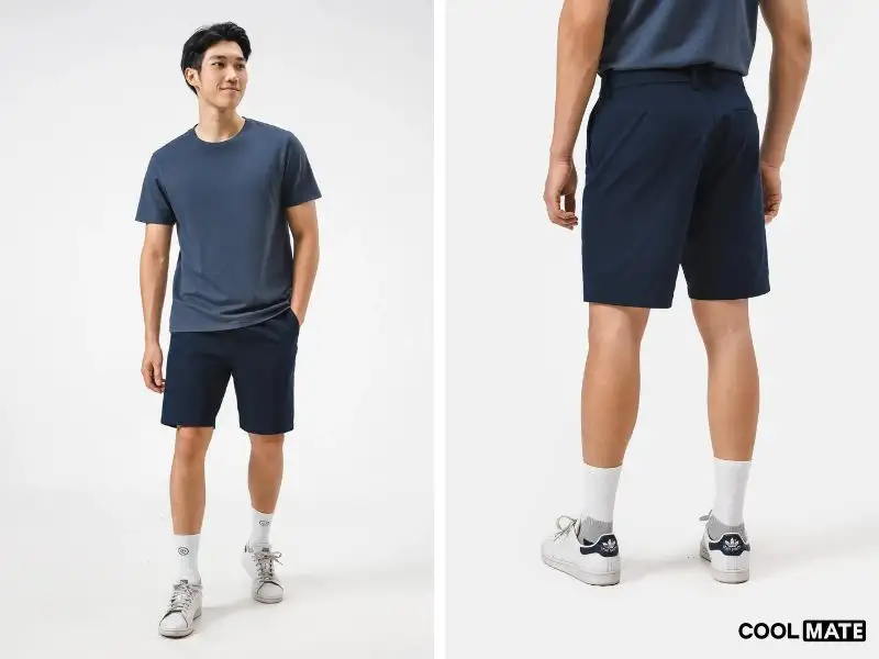 Quần Shorts Nam Kaki Excool Coolmate