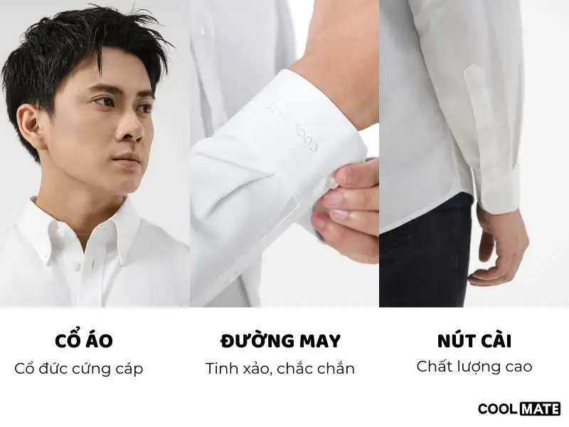 Những chi tiết tinh xảo được Coolmate xử lí cẩn thận