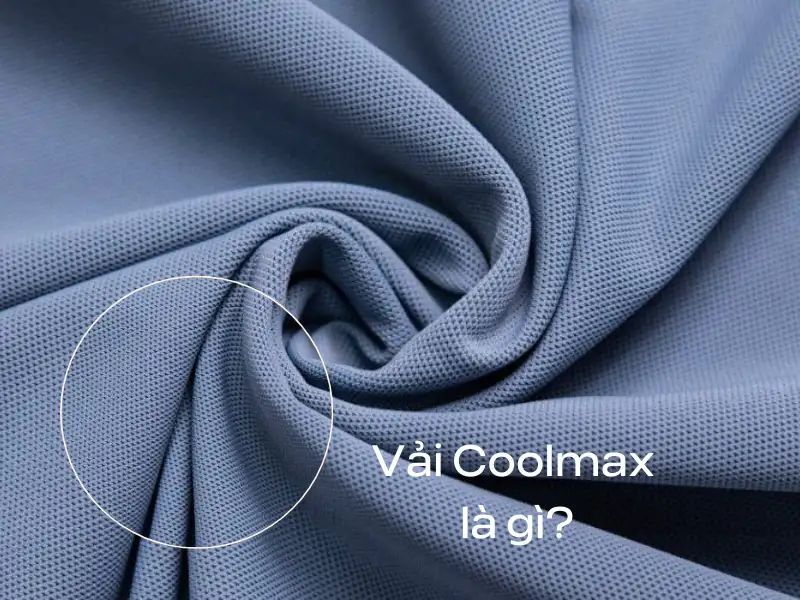Vải Coolmax được pha trộn từ các sợi Polyester 