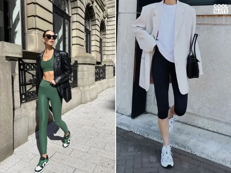 trang phục athleisure dạo phố