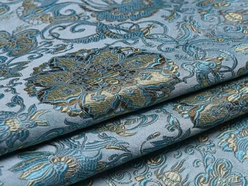 Damask là một loại vải đặc trưng với hoa văn Jacquard