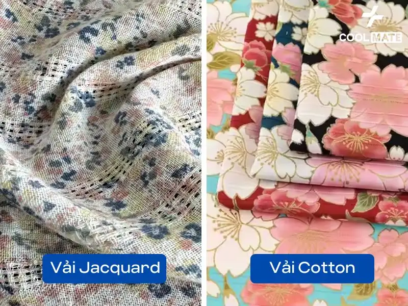 Vải Jacquard với Vải Cotton