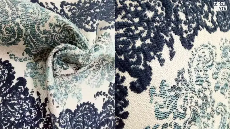 vải jacquard sản xuất trong nội thất