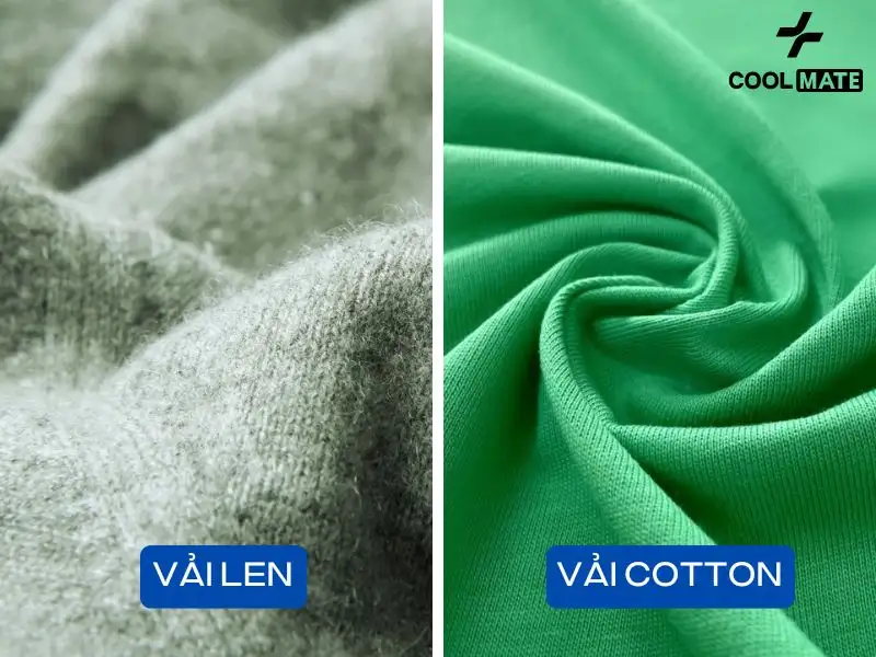  Sự khác nhau giữa vải len và vải cotton