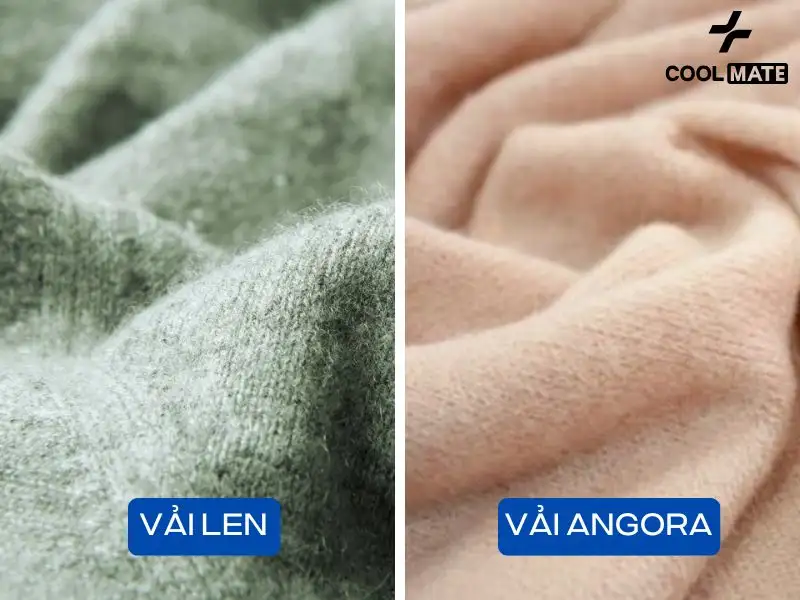 Sự khác nhau giữa vải len và vải angora