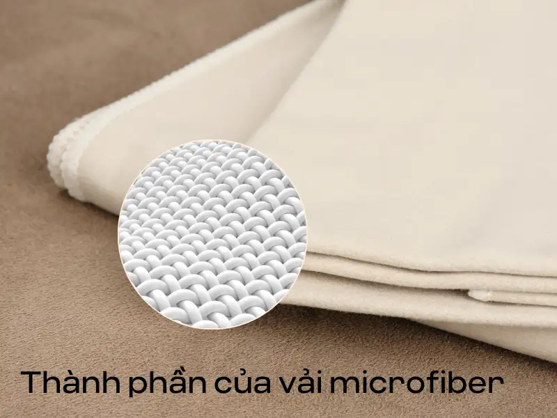 Thành phần của vải microfiber