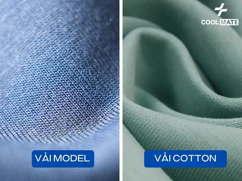 So sánh vải model và vải cotton