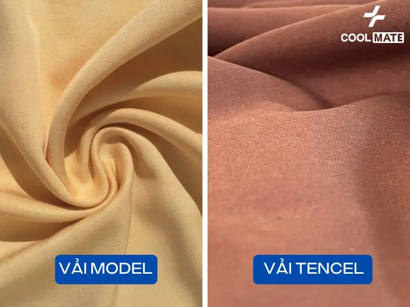 Sự khác nhau giữa vải model và vải tencel