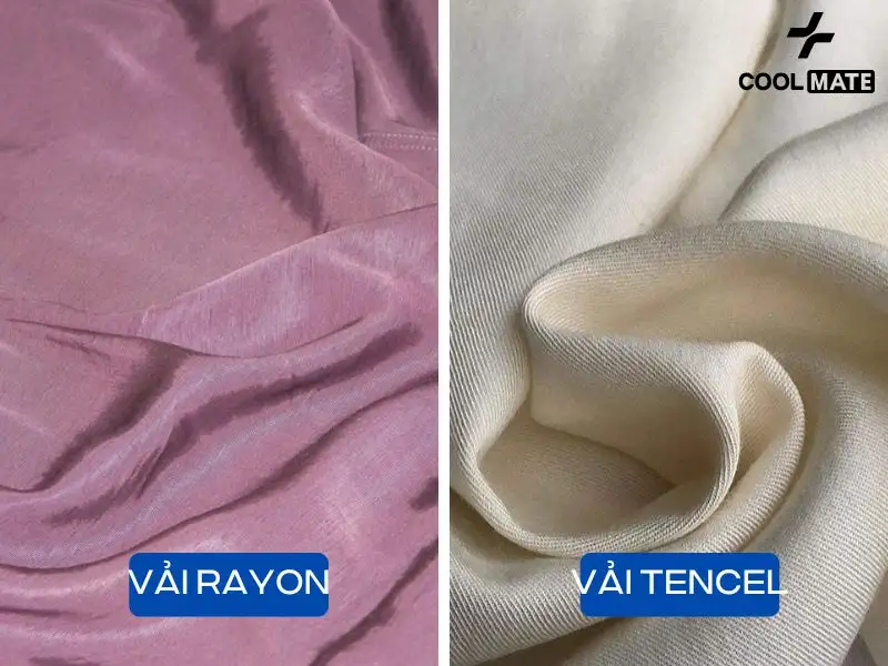 Vải tencel và vải rayon có sự khác nhau rõ rệt