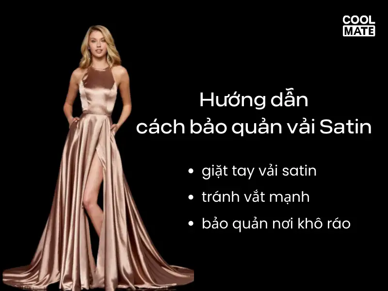 Với những mẹo vệ sinh và bảo quản trên, bạn sẽ giúp giữ cho vải Satin luôn bóng đẹp, bền bỉ, và không bị mất đi sự sang trọng vốn có