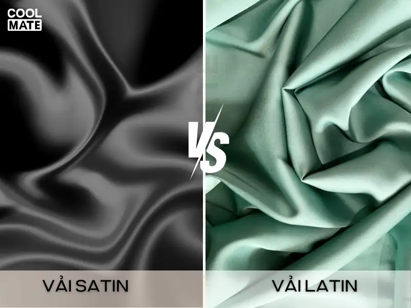 Vải Satin với độ bóng vượt trội so với vải Latin 