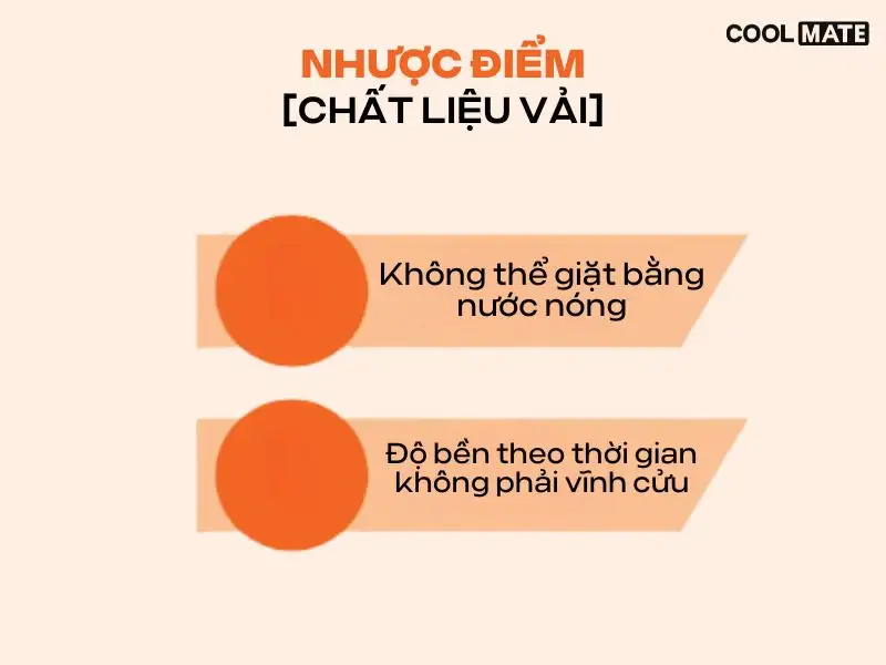 Một số nhược điểm của vải seersucker