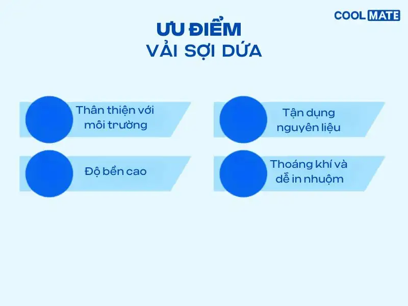 Vải tơ dứa có độ bền cao, thoáng khí, hút ẩm tốt 