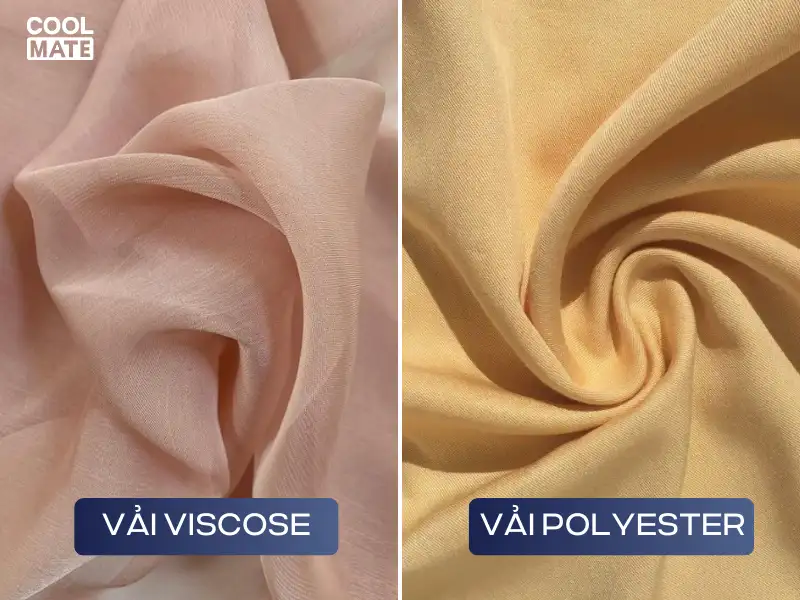 Vải viscose mềm mại, thoáng mát và có độ bóng nhẹ, mang lại cảm giác dễ chịu và mát mẻ hơn khi mặc