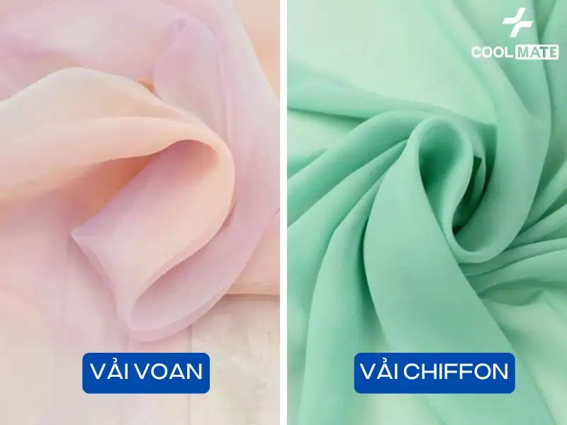 Vải voan có phải vải chiffon không?