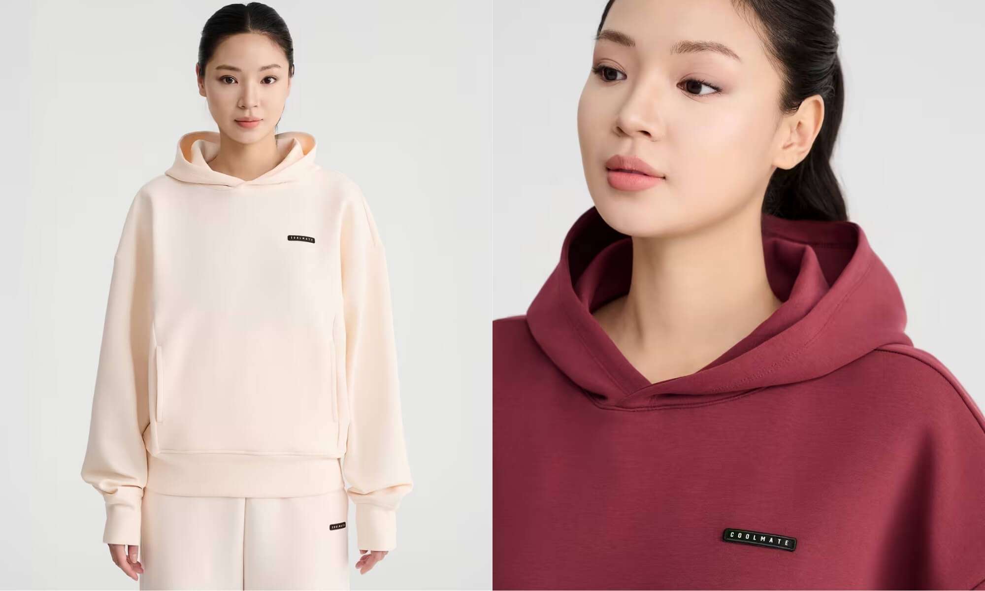 Áo Hoodie thể thao nữ Studio - Mũ trùm đầu và bo tay giữ ấm, ngăn gió lùa