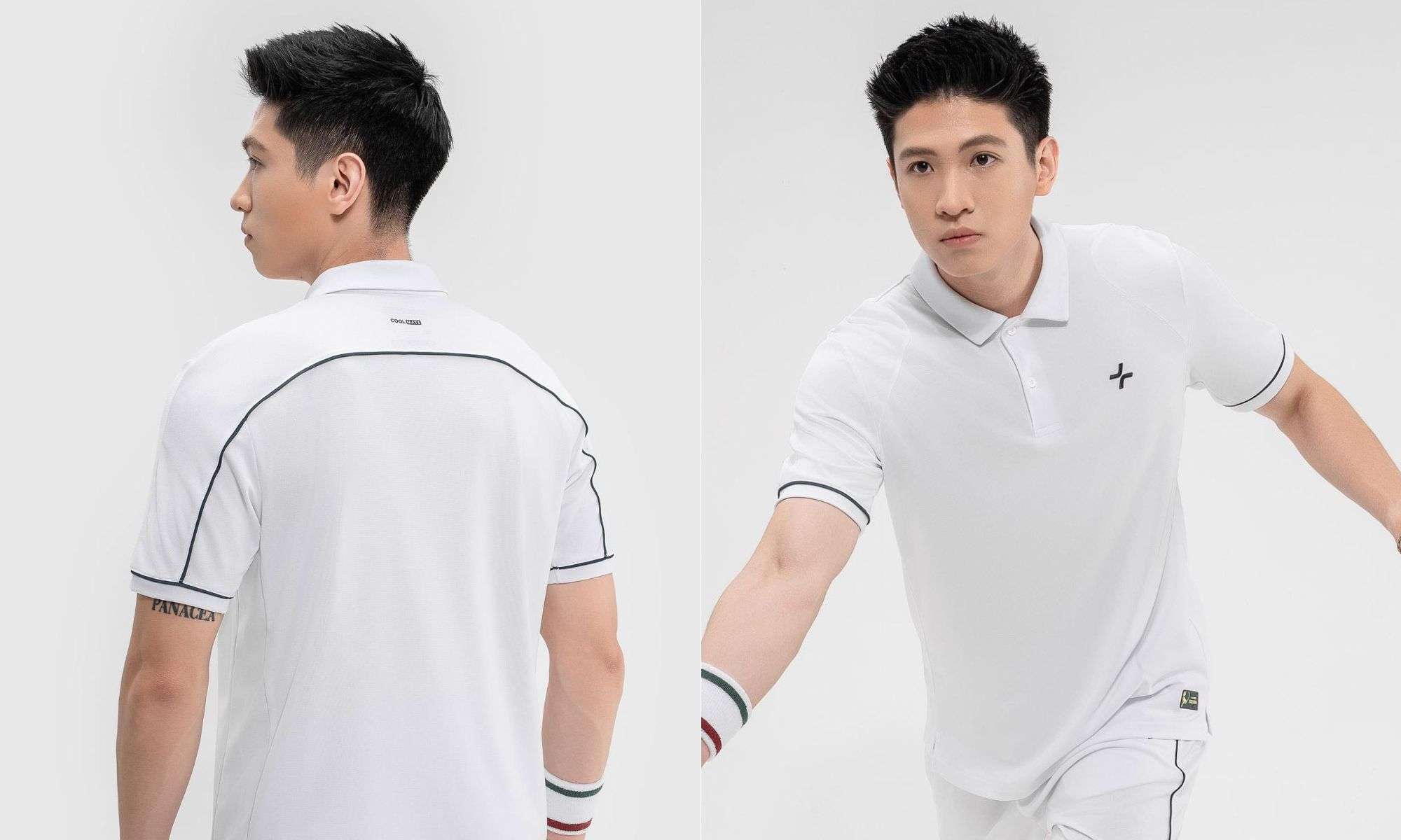 Áo polo trắng tay ngắn thương hiệu Coolmate