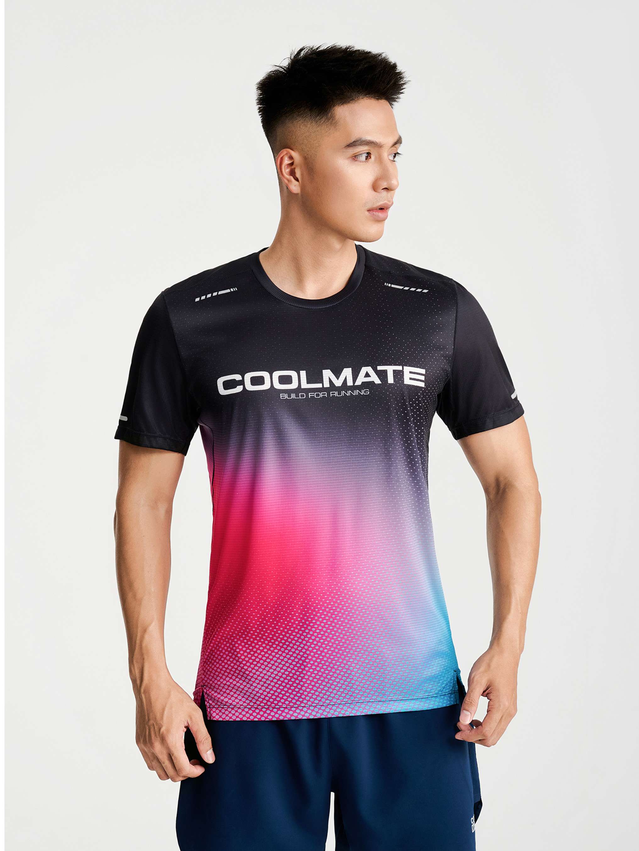 Áo thun chạy bộ nam logo Coolmate