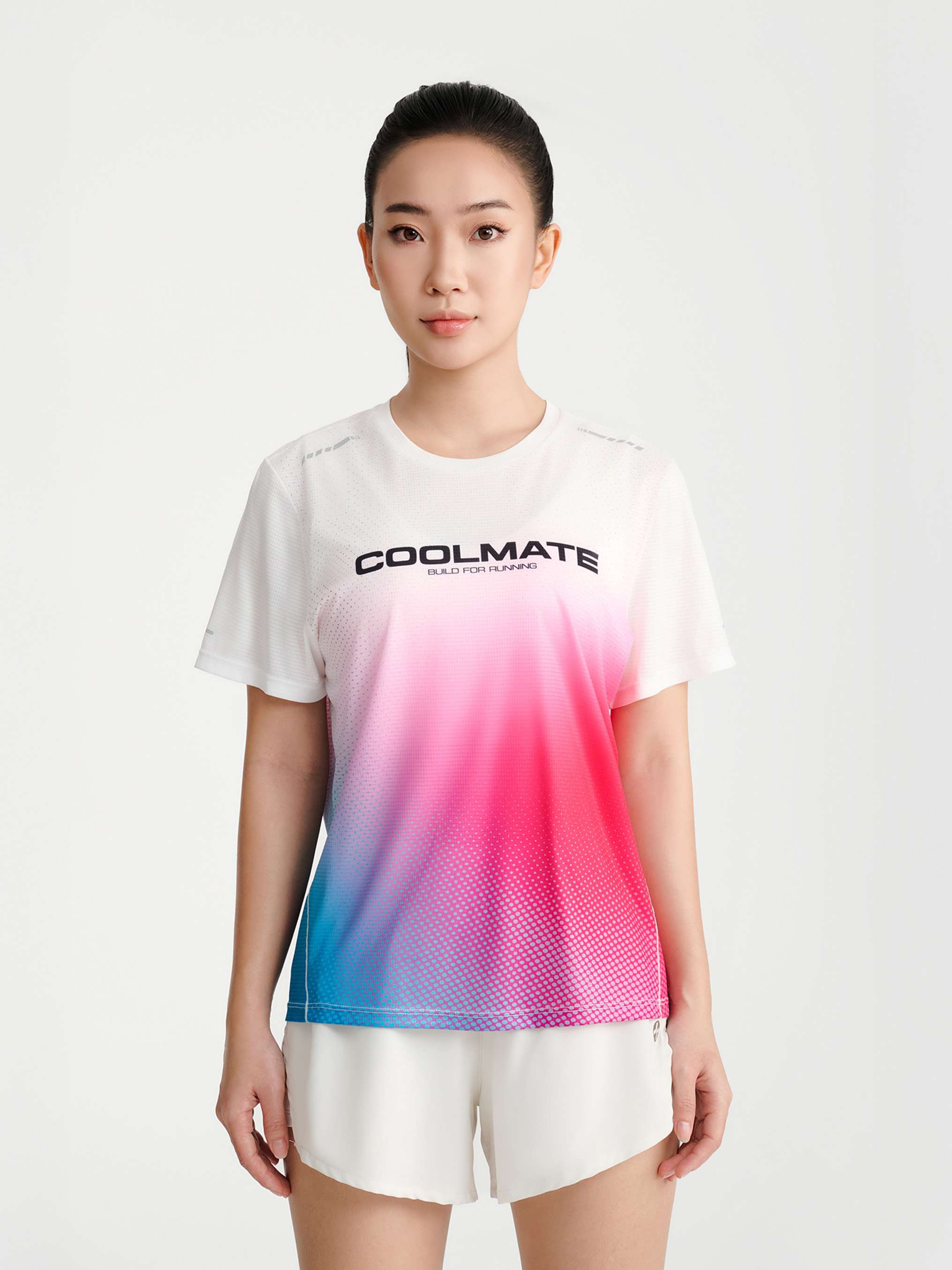 Áo thun chạy bộ nữ logo Coolmate